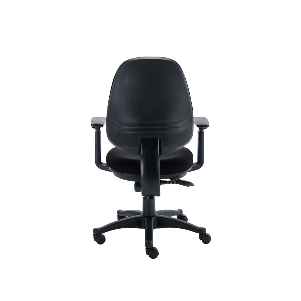 Astin Nesta Operator Chair with Adjustable Arms 590x900x1050mm Black