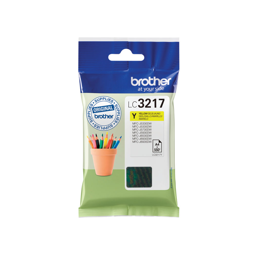 Brother LC3217Y Yellow Ink Cartridge