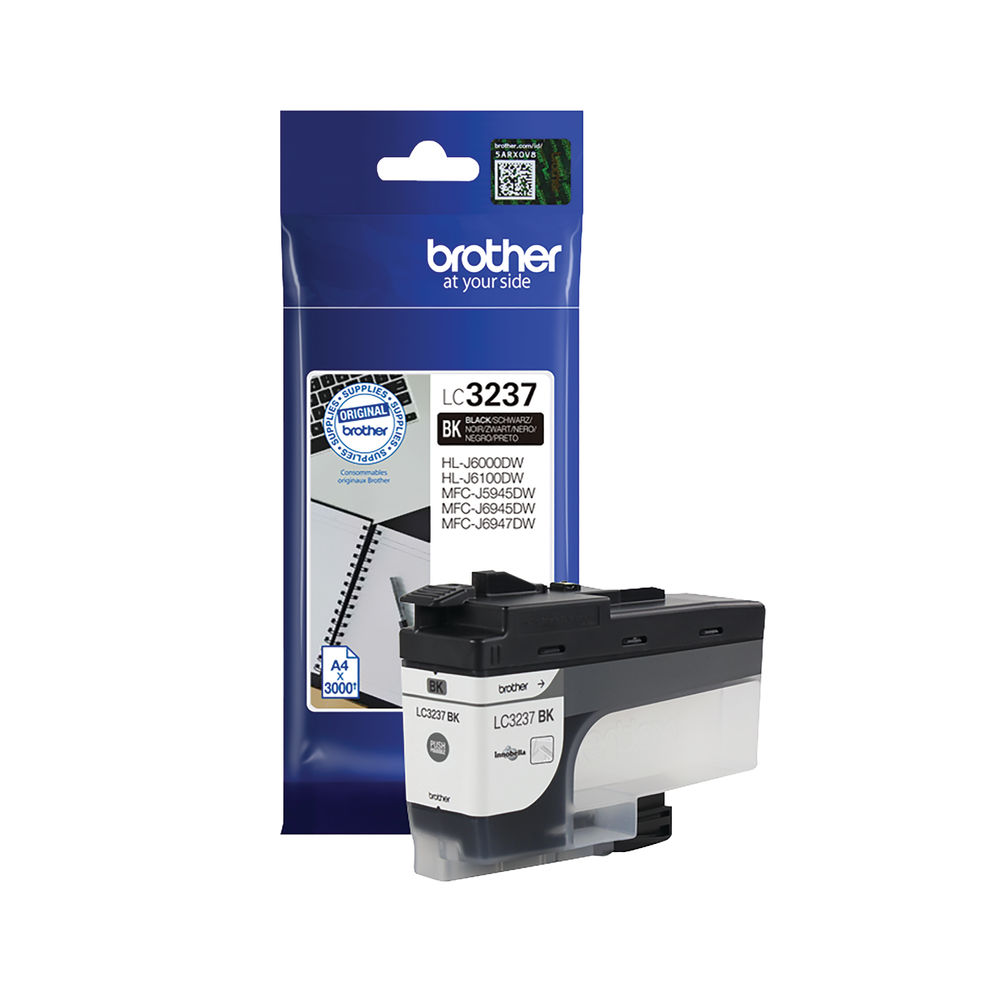 Brother LC3237BK Inkjet Cartridge Black LC3237BK