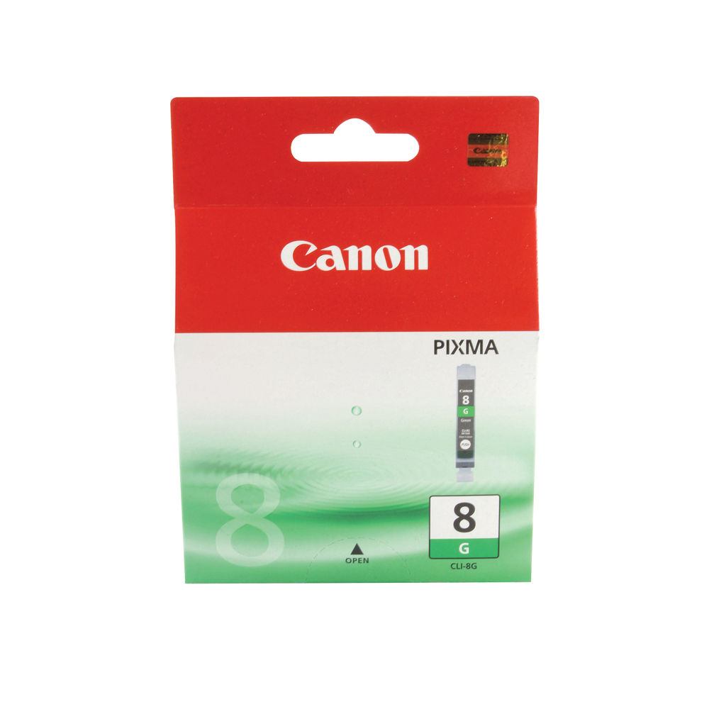 Canon CLI-8 G Inkjet Cartridge Green 0627B001