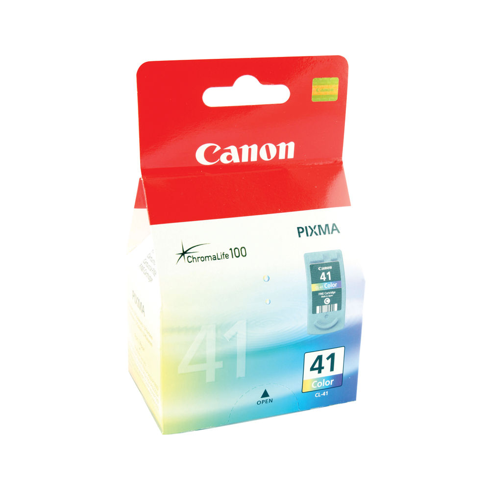 Canon CL-41 Inkjet Cartridge Tri-Colour Cyan/Magenta/Yellow 0617B001