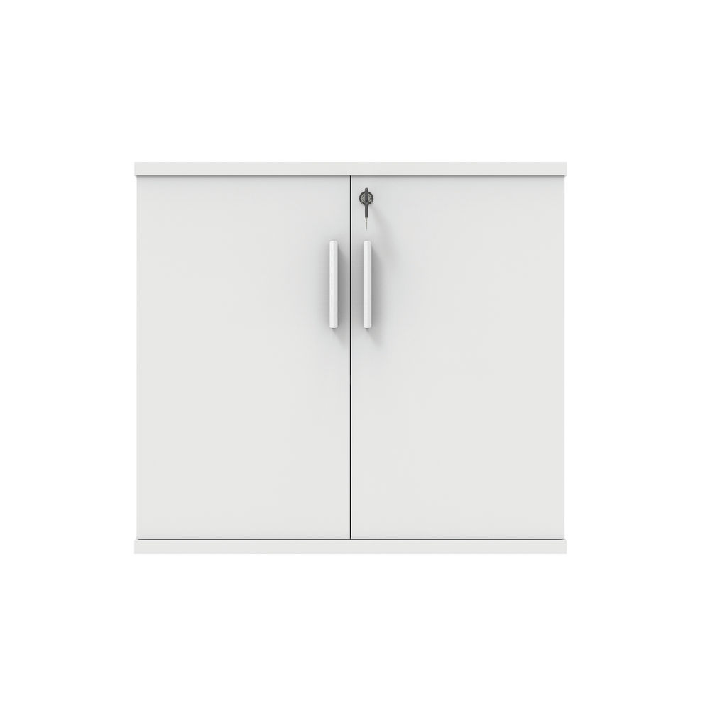 Astin 2 Door Cupboard Lockable 800x400x730mm Arctic White