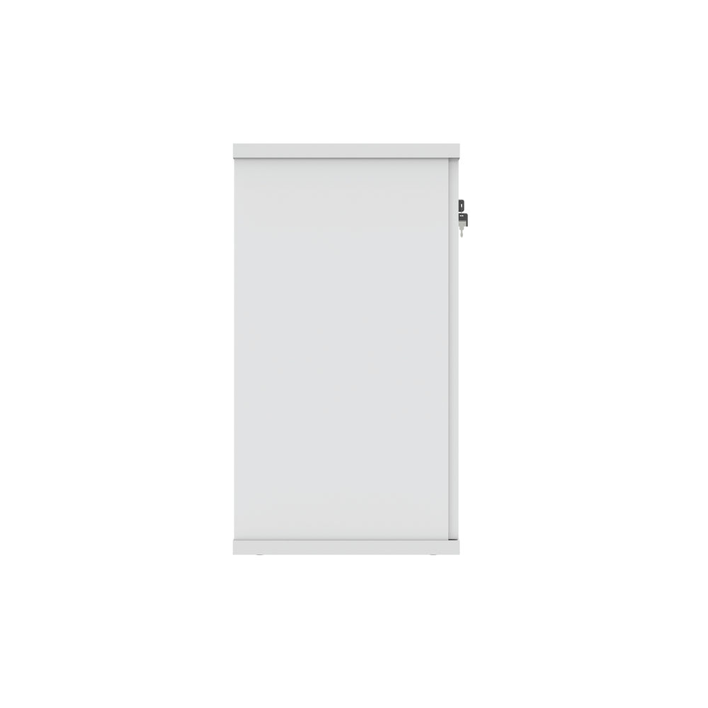 Astin 2 Door Cupboard Lockable 800x400x730mm Arctic White
