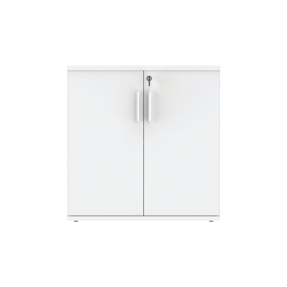 Astin 2 Door Cupboard Lockable 800x400x816mm Arctic White