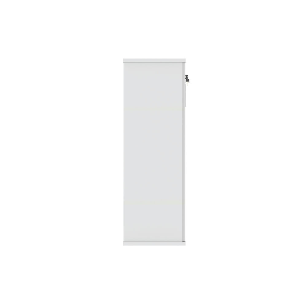 Astin 2 Door Cupboard Lockable 800x400x1204mm Arctic White