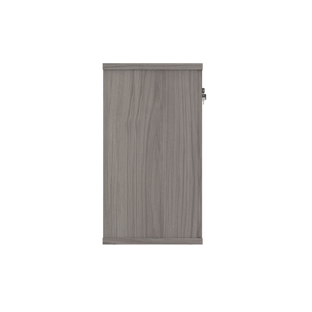 Astin 2 Door Cupboard Lockable 800x400x730mm Alaskan Grey Oak