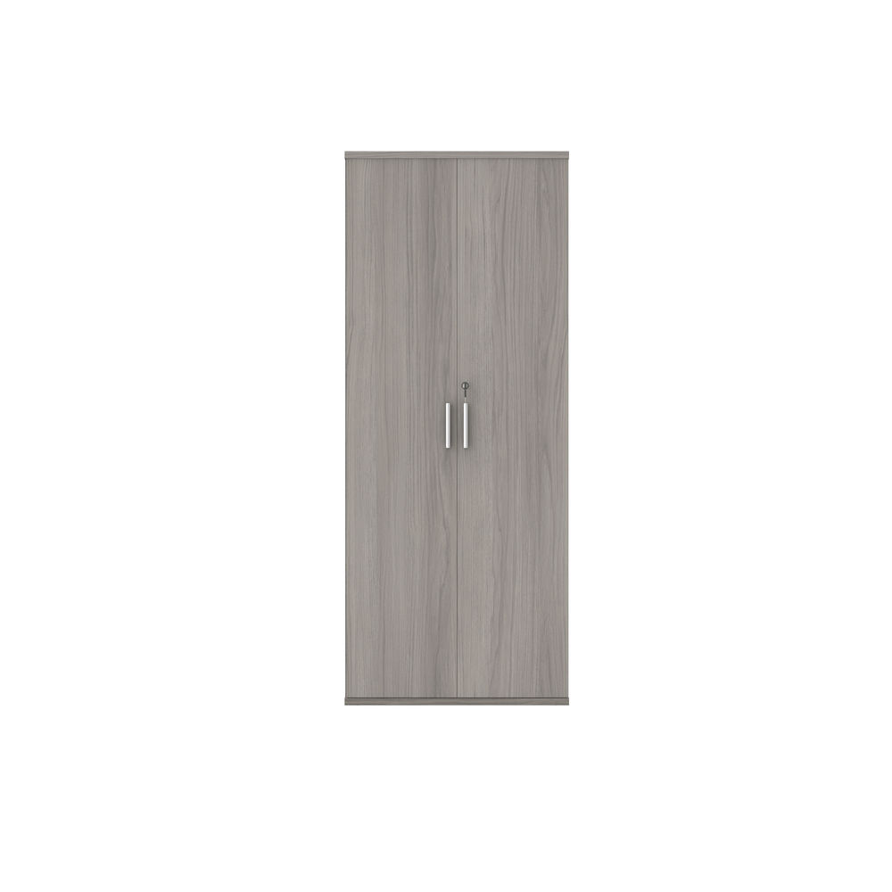 Astin 2 Door Cupboard Lockable 800x400x1980mm Alaskan Grey Oak