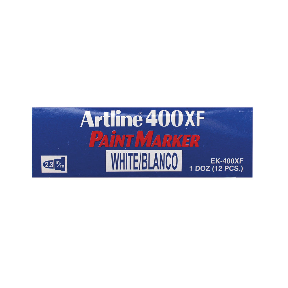 Artline 400 White Paint Marker (Pack of 12)