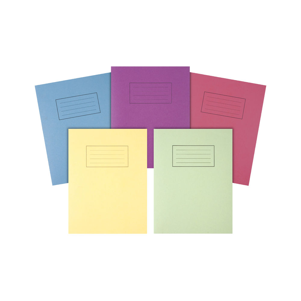 Silvine Exercise Books 229x178mm Assorted (Pack of 10) EX115-S