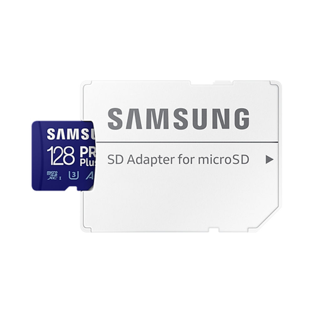 Samsung PRO Plus Memory Card MicroSDXC UHS-I Class 10 128GB Blue