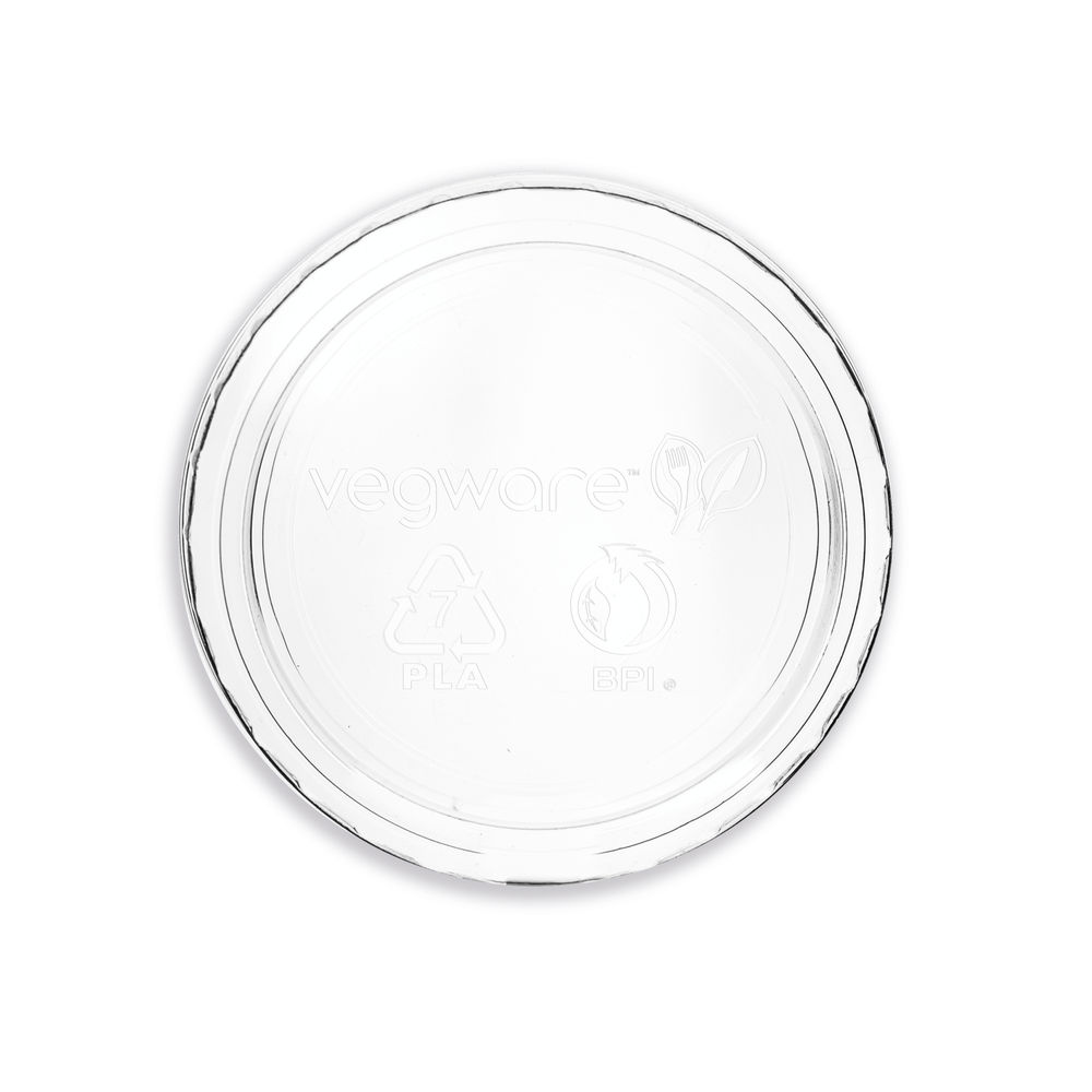 Vegware Portion Pot Lid 4oz and 2oz Clear (Pack of 2000) CF736