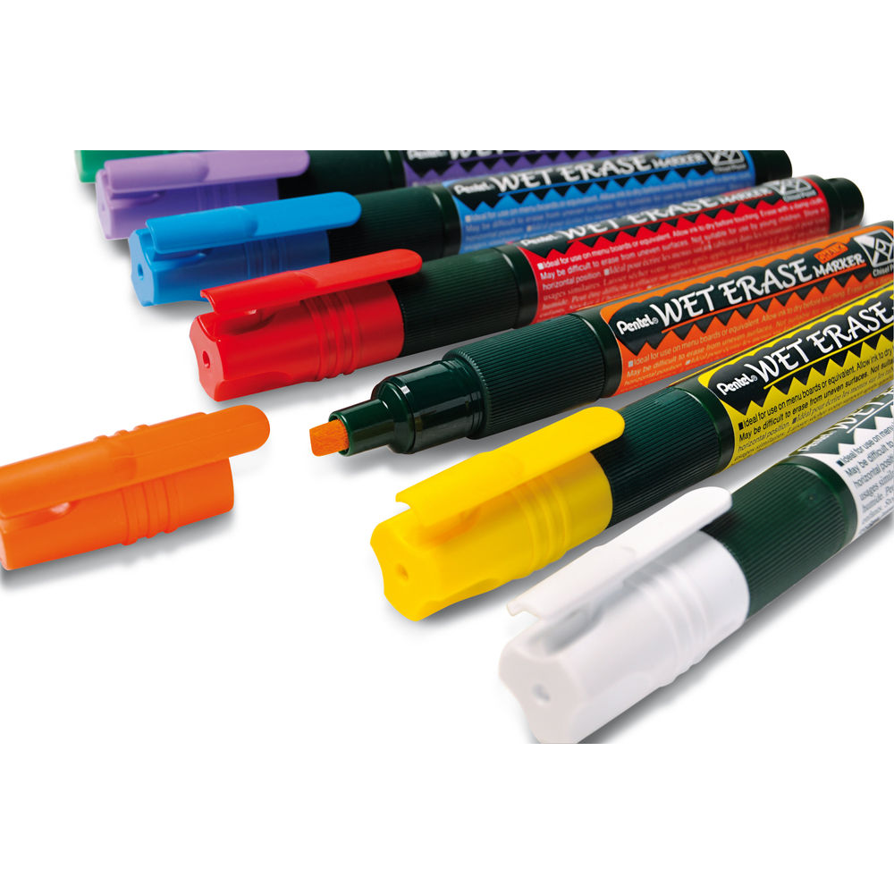 Pentel Assorted Liquid Chalk Markers (Pack of 7)