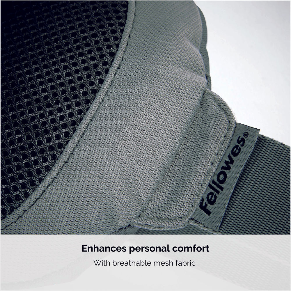 Fellowes I-Spire Black and Grey Lumbar Support Cushion