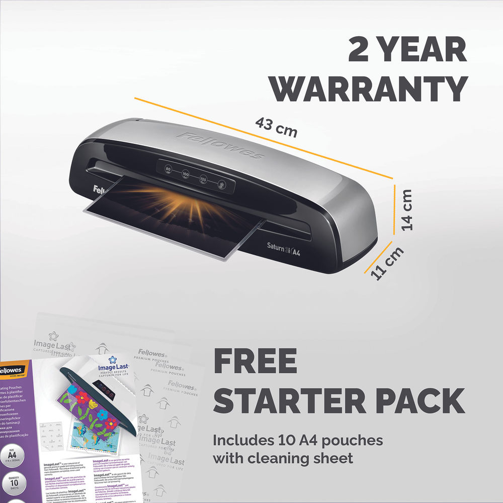 Fellowes Saturn 3i A4 Laminator