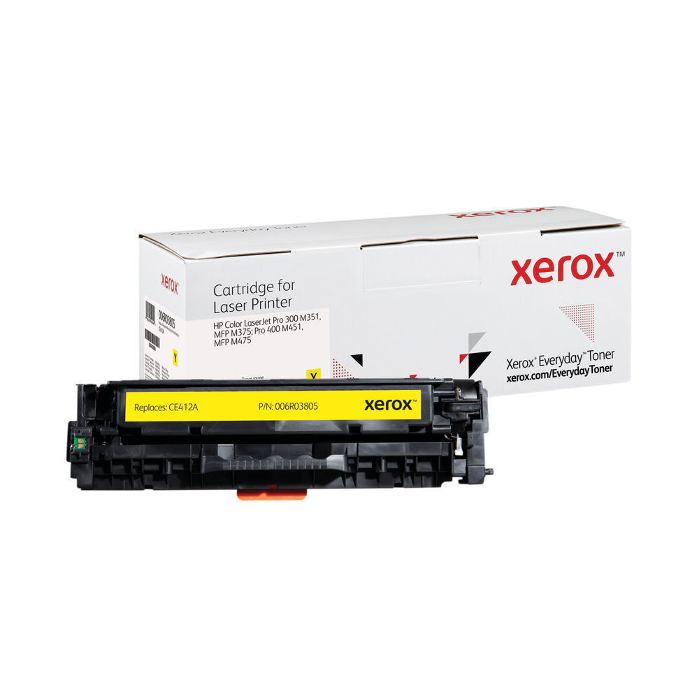 Xerox Everyday Remanufactured Toner Cartridge Yellow For HP CE412A 006R03805