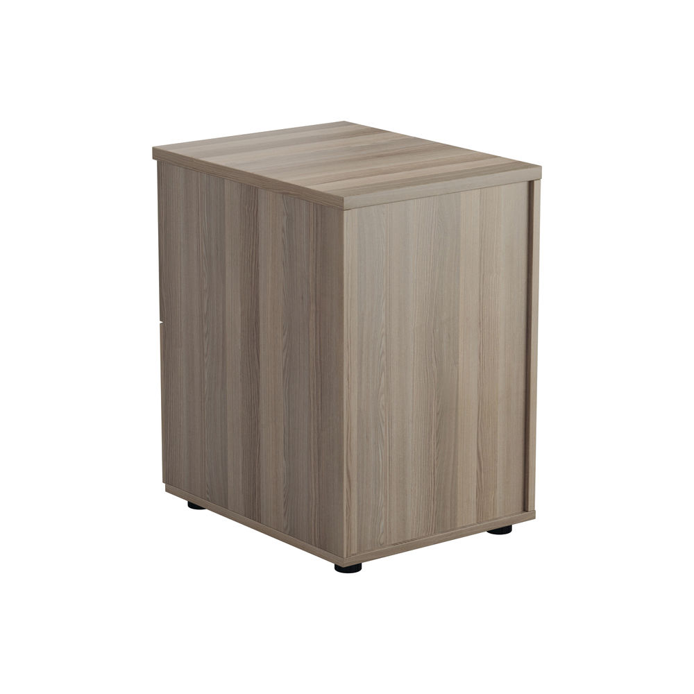 Jemini H710mm Grey Oak 2 Drawer Filing Cabinet