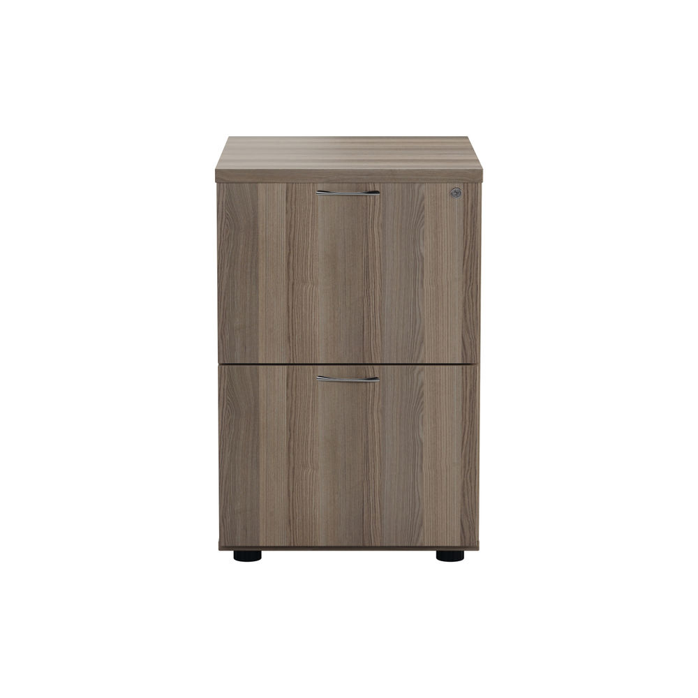 Jemini H710mm Grey Oak 2 Drawer Filing Cabinet