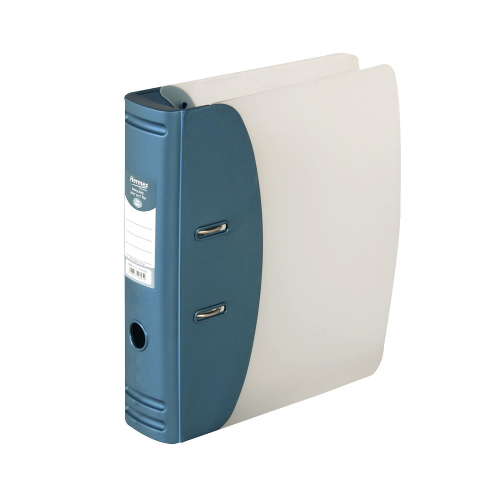 Hermes A4 Blue Heavy-Duty Lever Arch File | 832007