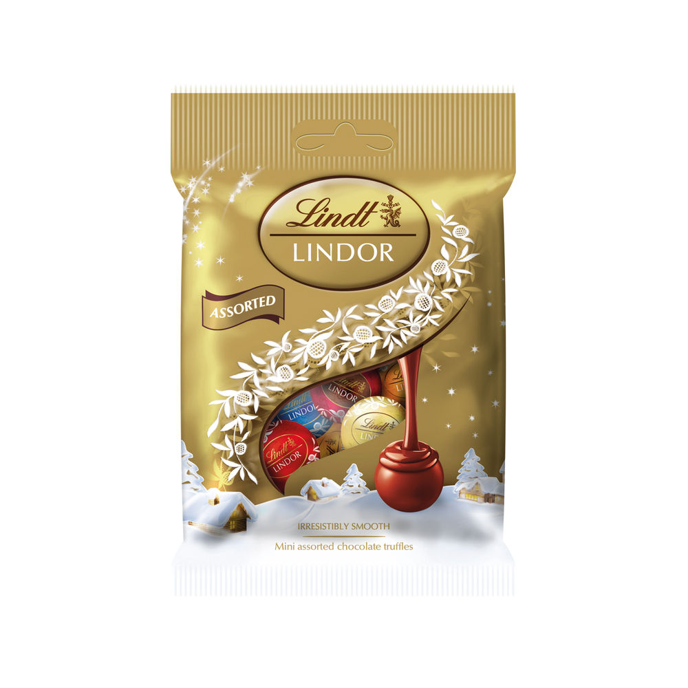 Lindt Lindor Mini Truffles Assorted Chocolate 80g 477014