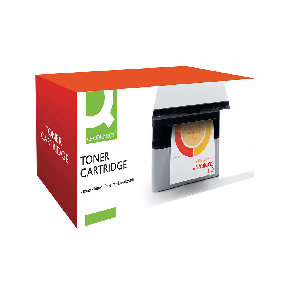 Q-Connect Remanufactured Toner Cartridge High Yield Yellow For HP W2032X W2032X-COMP