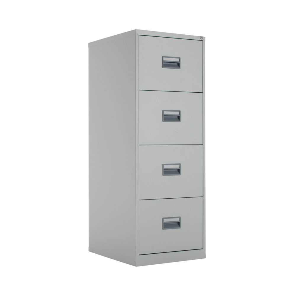 Talos 4 Drawer Filing Cabinet 465x620x1300mm Grey KF78772