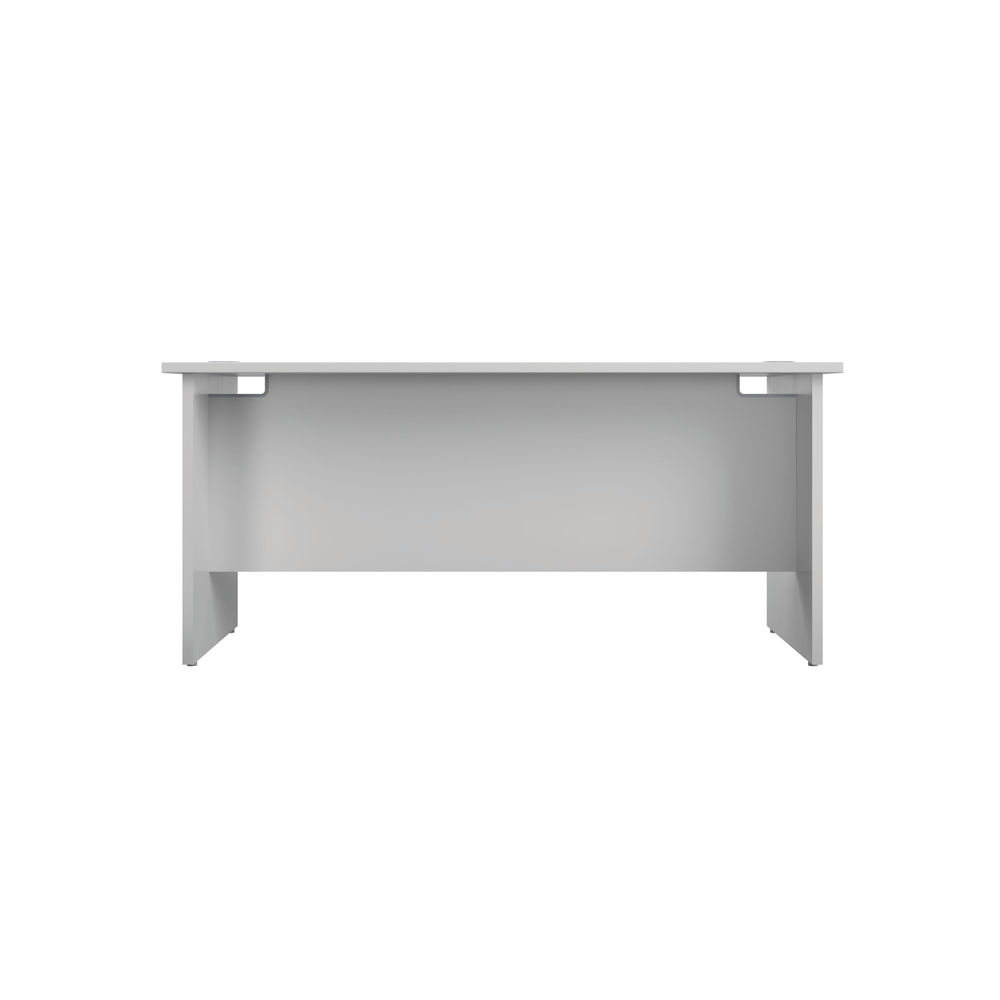 Jemini 1800x800mm White Rectangular Panel End Desk