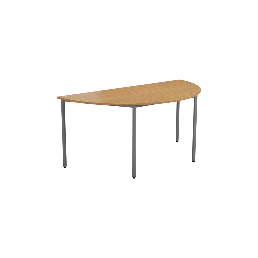 Jemini Semi Circular Multipurpose Table 1600x800x730mm Nova Oak KF74400