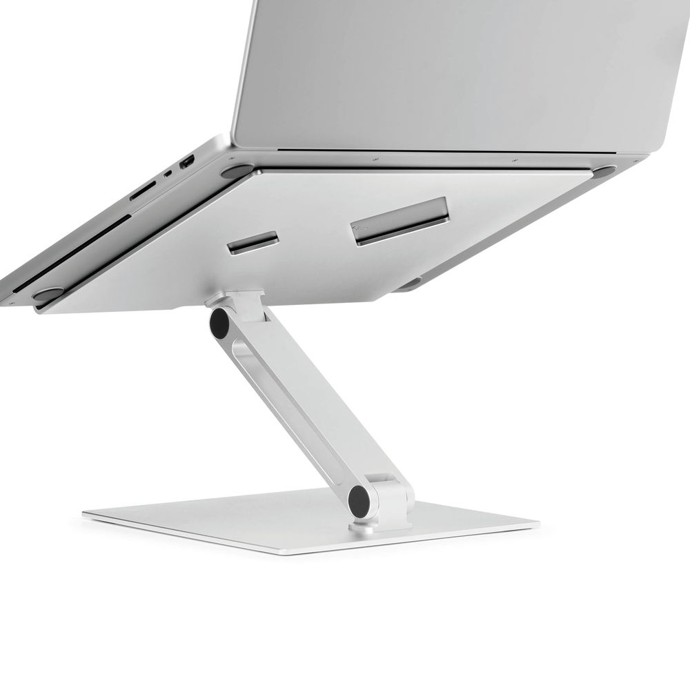 Durable Universal Adjustable Laptop Riser Stand Silver