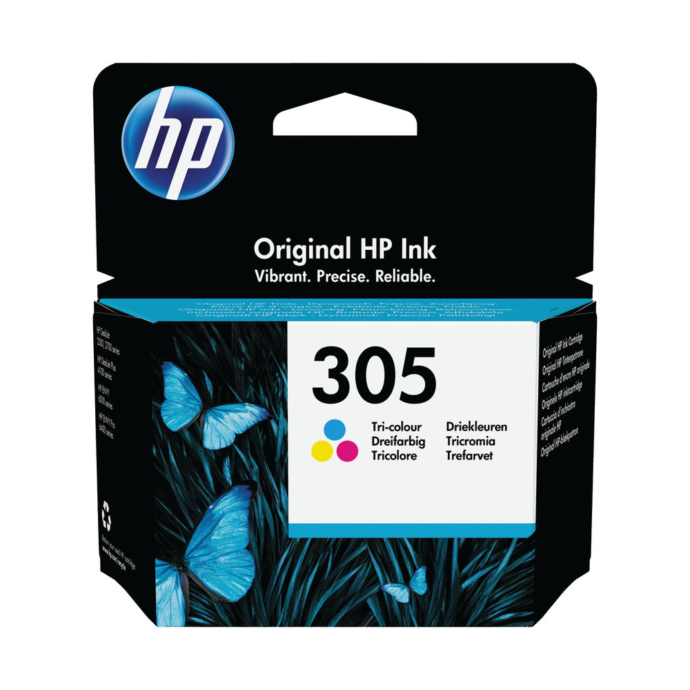 HP 305 Ink Cartridge Multipack Tri-color CMY 3YM60AE