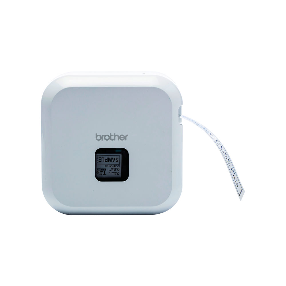 Brother P-touch Cube Plus White Label Printer