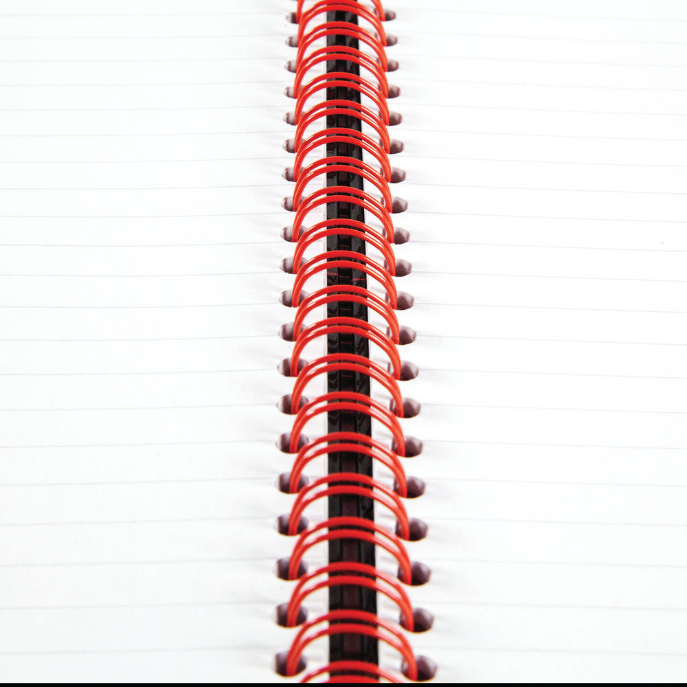 Black n Red A5 Wirebound A-Z Notebook (Pack of 5)