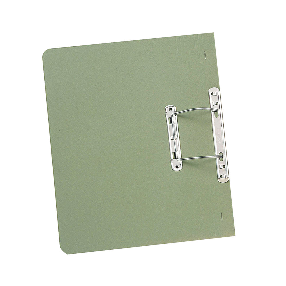 Exacompta Guildhall Transfer Spiral File 315gsm Foolscap Green (Pack of 50) 348-GRN