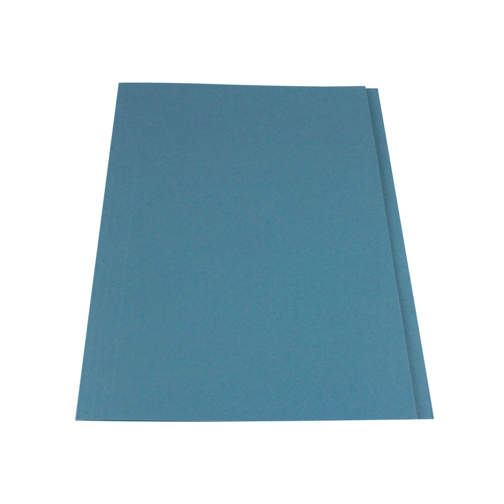 Guildhall Foolscap Blue Square Cut Folders, Pack of 100 | FS315-BLUZ