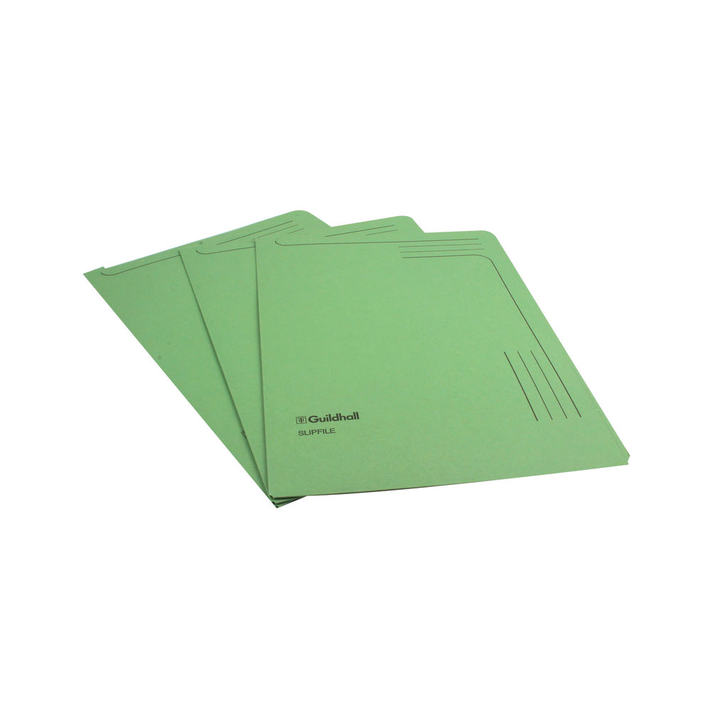 Exacompta Guildhall Slipfile Manilla 230gsm Green (Pack of 50) 4603Z