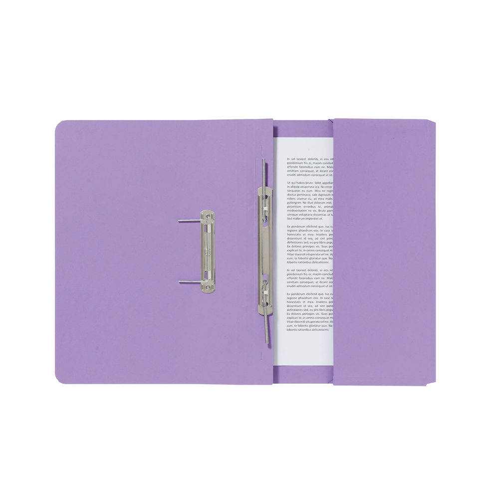 Exacompta Guildhall Pocket Spiral File 285gsm Mauve (Pack of 25) 347-VLTZ