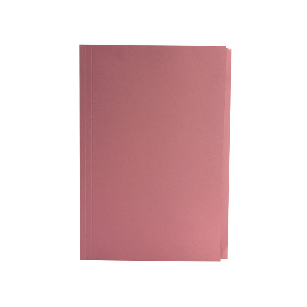 Concord Square Cut Folders Foolscap 270gsm Pink (Pack of 100) 43207