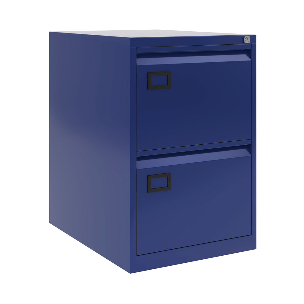 Bisley 2 Drawer Volume Filer Steel Foolscap Oxford Blue