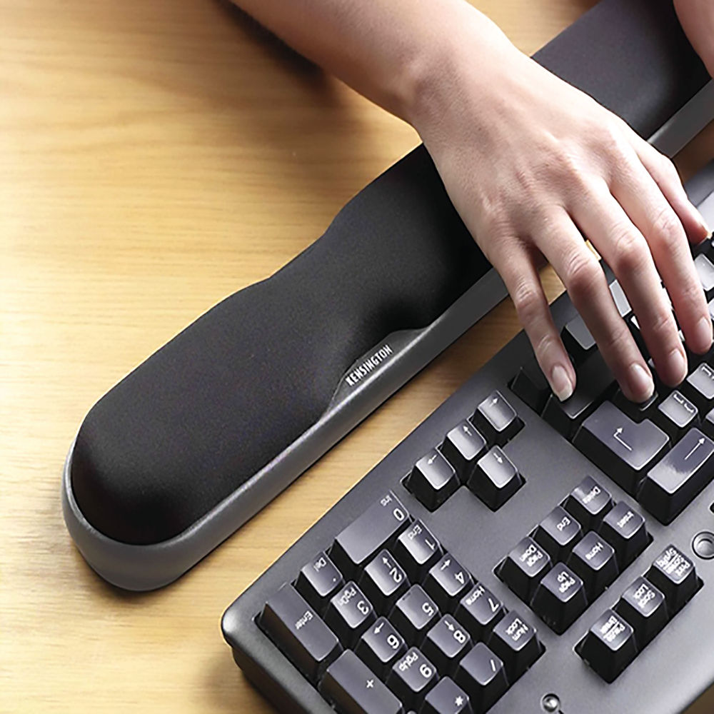 Kensington Height Adjustable Gel Wrist Rest Black