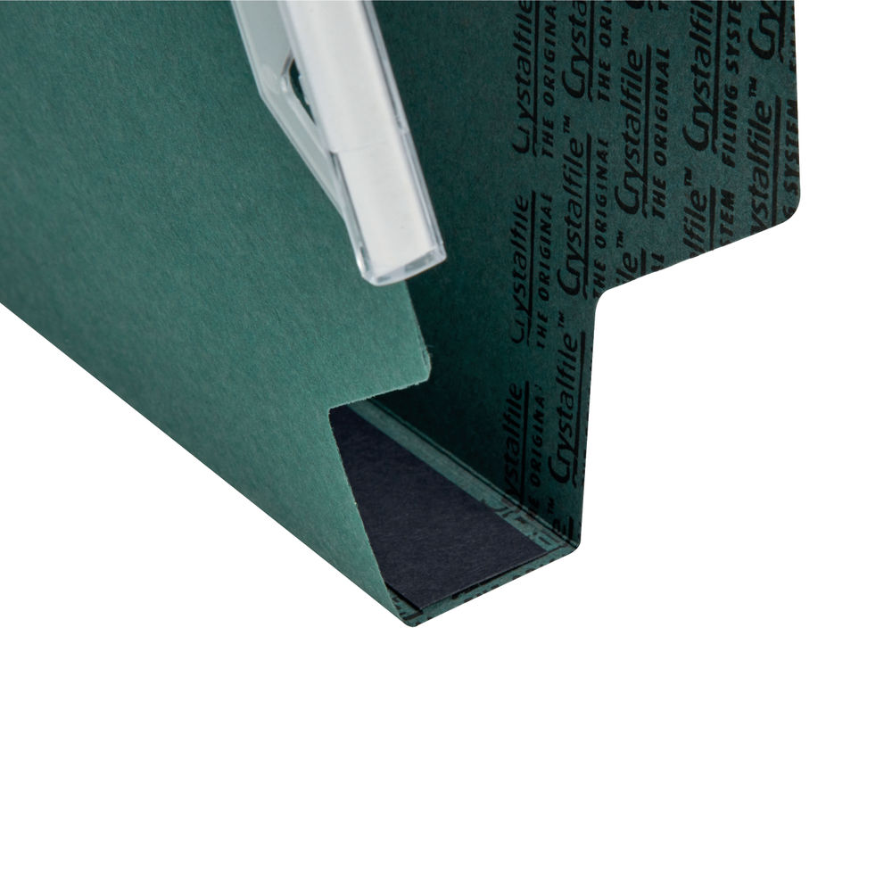 Rexel Crystalfile Classic 300 Green Lateral File (Pack of 25)