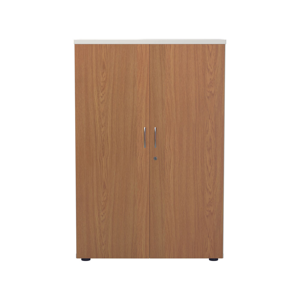 Jemini 1200 x 450mm White/Nova Oak Wooden Cupboard