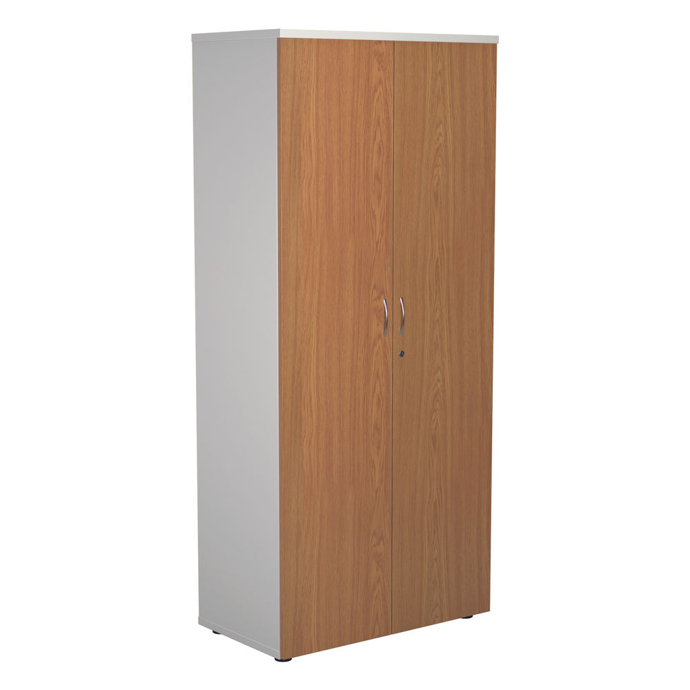 Jemini 1800 x 450mm White/Nova Oak Wooden Cupboard