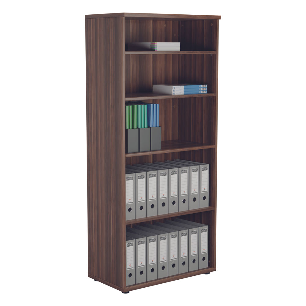 Jemini 1800 x 450mm Dark Walnut Wooden Bookcase