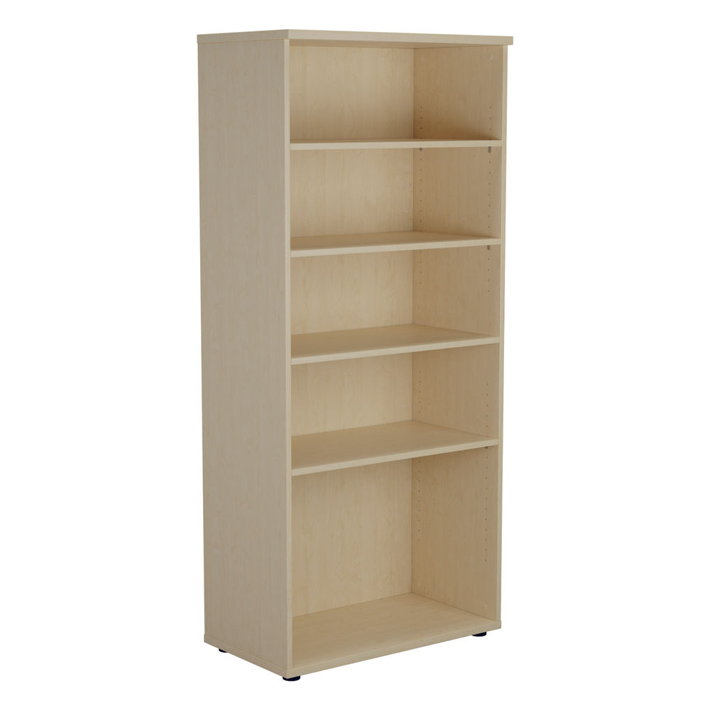 Jemini Wooden Bookcase 800x450x1800mm Maple KF811008