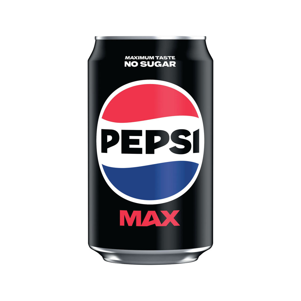 Pepsi Max Cola 330ml Cans (Pack of 24) 402005