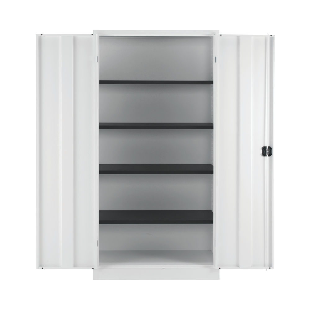 Talos 1790mm White Double Door Stationery Cupboard