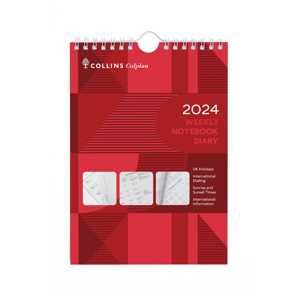 Collins Weekly Notebook Diary 2024 6024