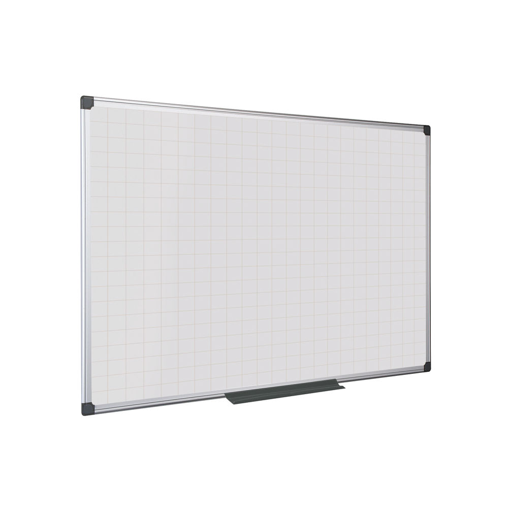 Bi-Office Maya Magnetic Whiteboard Gridded 1200x900mm MA0547170