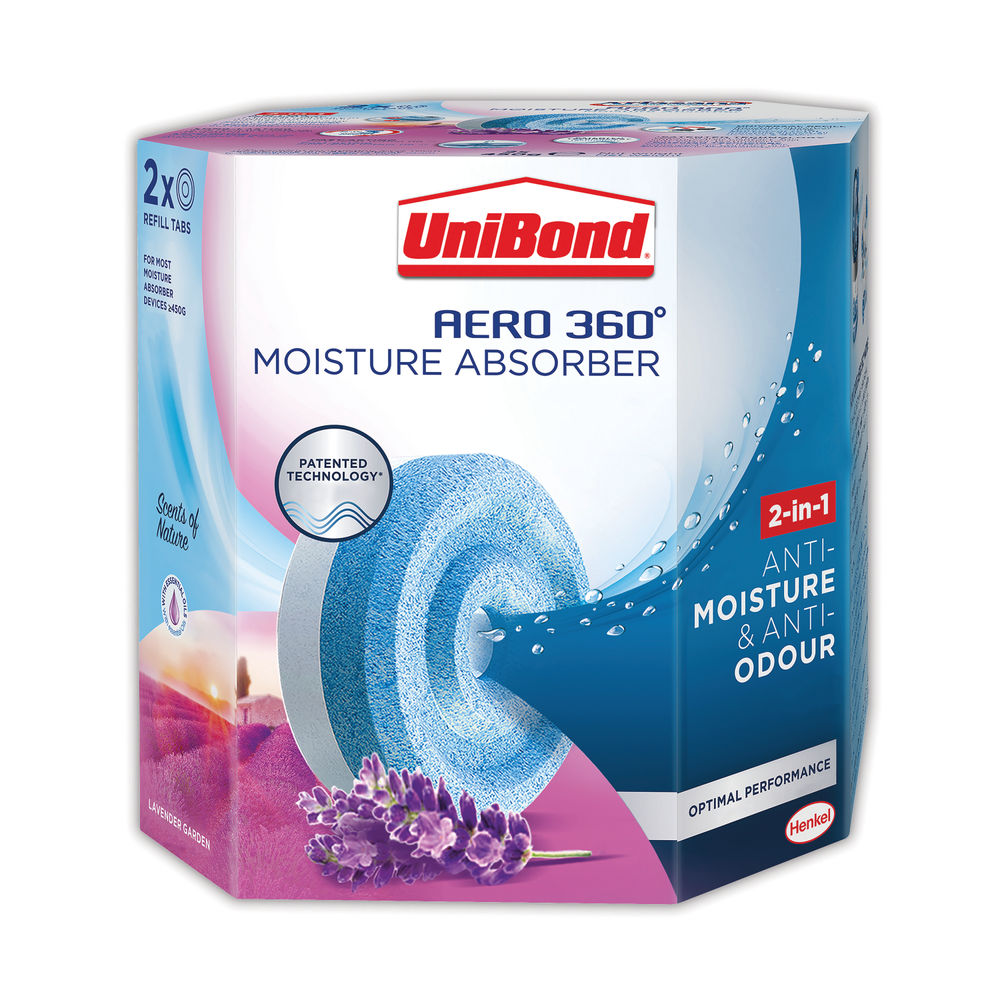 Unibond Aero 360 Lavender Garden Refills (Pack of 2) 2631291