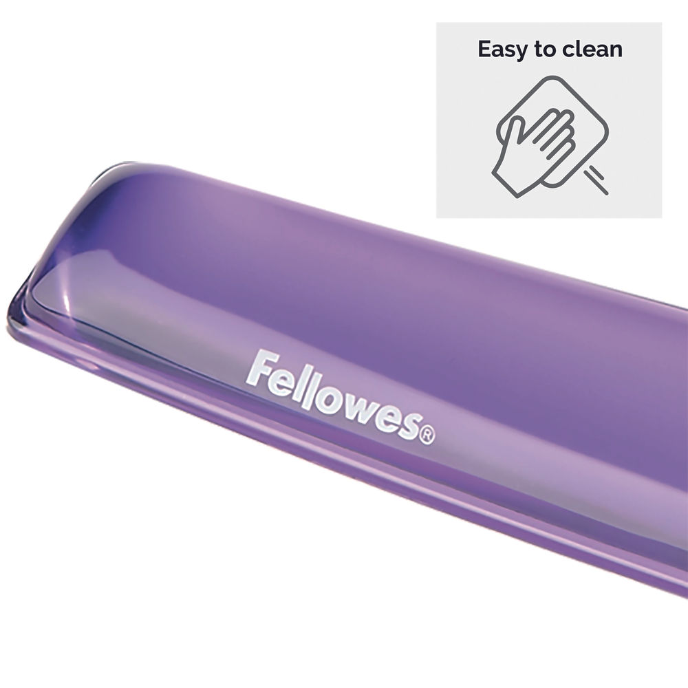 Fellowes Crystal Gel Keyboard Wrist Rest