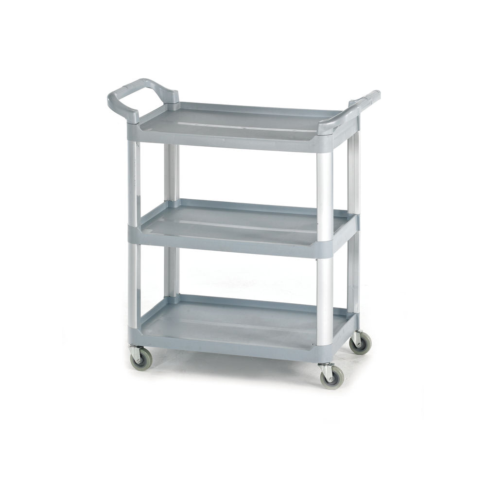 GPC 3 Shelf Service Trolley Grey HI424Y